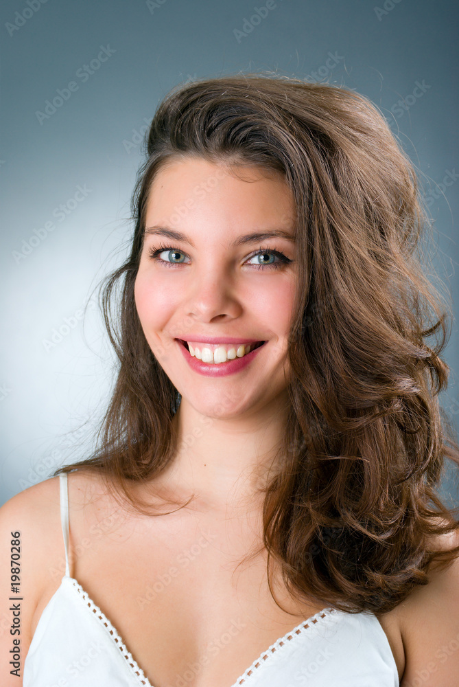 Woman with beauty hairs Woman with beauty hairs