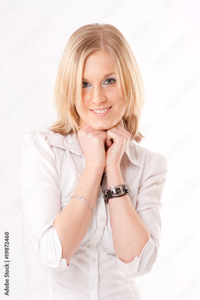 Fototapeta premium Cute young blonde