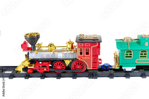 Toy Train and caboose