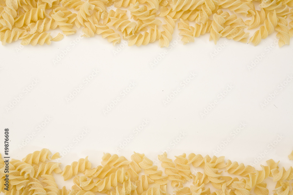 Obraz premium half frame of pasta