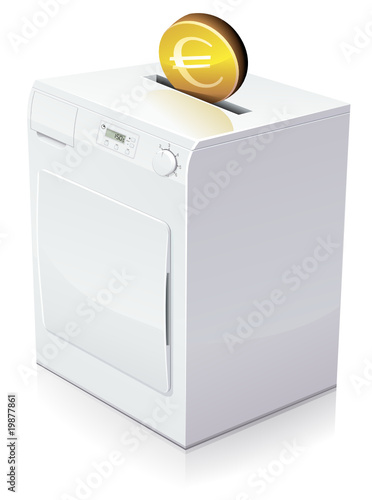 Investir en euros dans un sèche-linge (reflet)