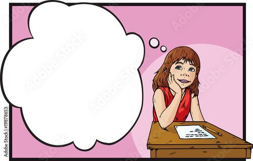 Girl dreaming