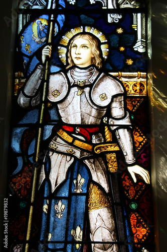 Joan of Arc in Wellington church, New Zealand