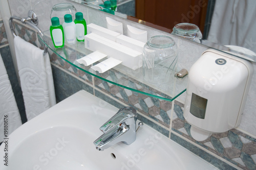 interior of bathroom