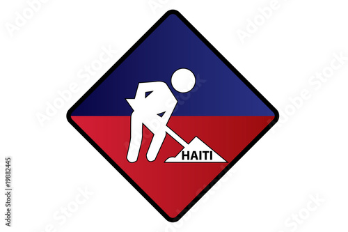 Hatian Construction Sign