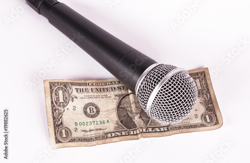 Microphone and dollar