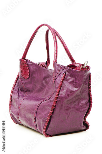 Woman bag isolated on the white background