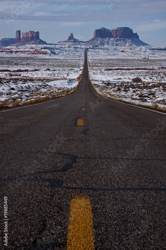 Monument valley rock formations from the i163 photo