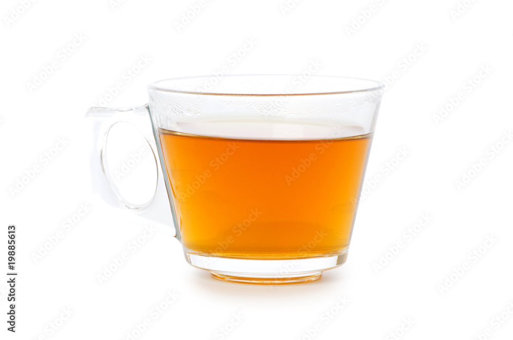 Cup of tea isolated on the white Cup of tea isolated on the white
