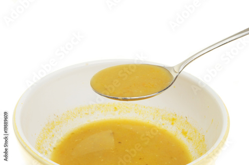 Soup and spoon