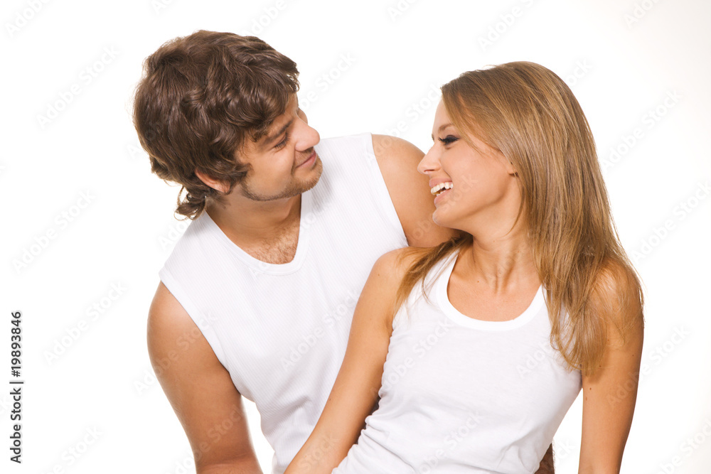 Beautiful young couple Beautiful young couple