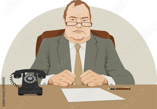 angry director talk by phone