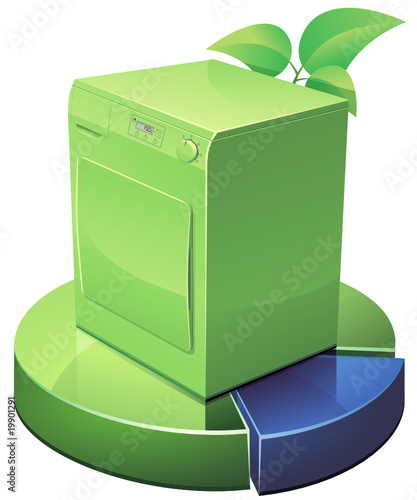 Statistiques sur les sèche-linges vert écologique (reflet)