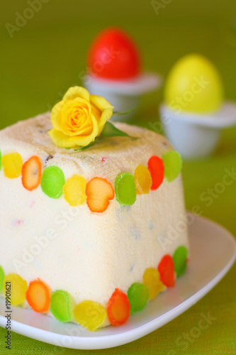Принти на полотні Pashka-Cottage cheese Easter