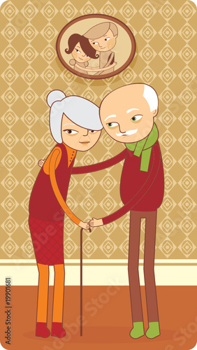 Elderly couple