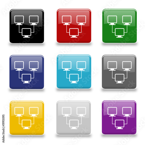 Buttonset Network bunt
