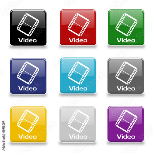 Buttonset Video bunt