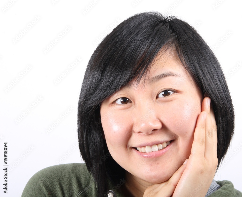 happy Chinese lady happy Chinese lady