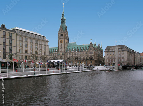 Alsterufer in Hamburg photo