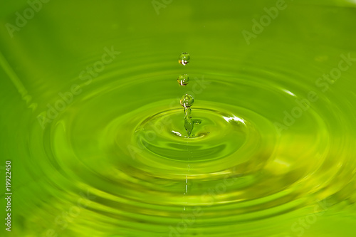 water drop colored