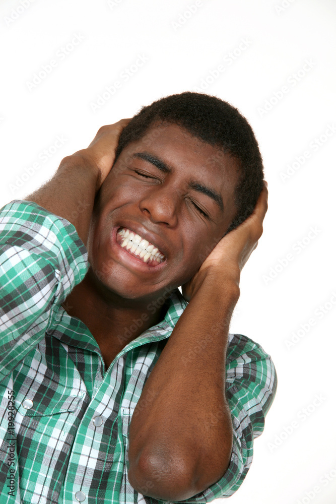 man in studio, cry man in studio, cry