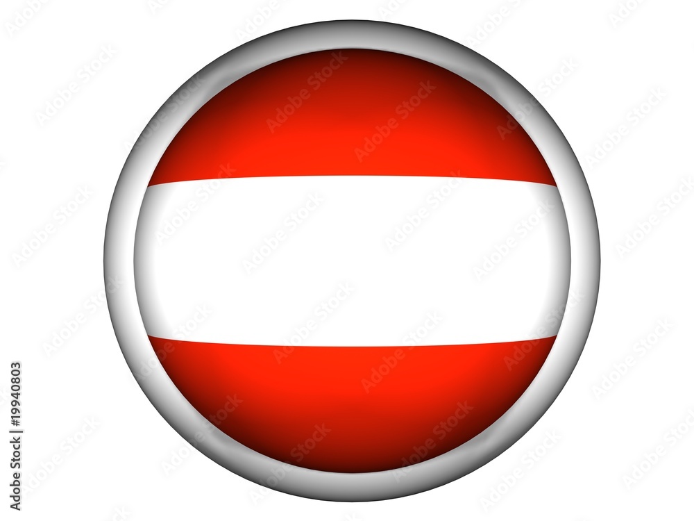 National Flag of Austria | Button Style | National Flag of Austria | Button Style |