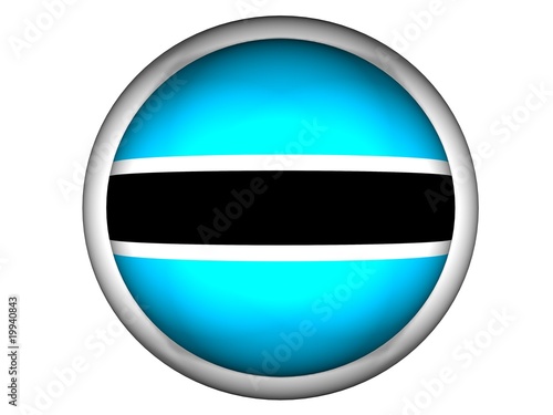 National Flag of Botswana | Button Style | Free Download National Flag of Botswana | Button Style | - GFXLoad