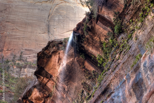 waterfall in Zion National Park