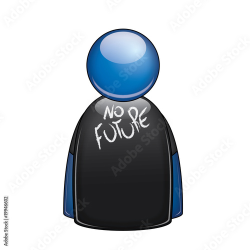 Icono camiseta punk "No Future"