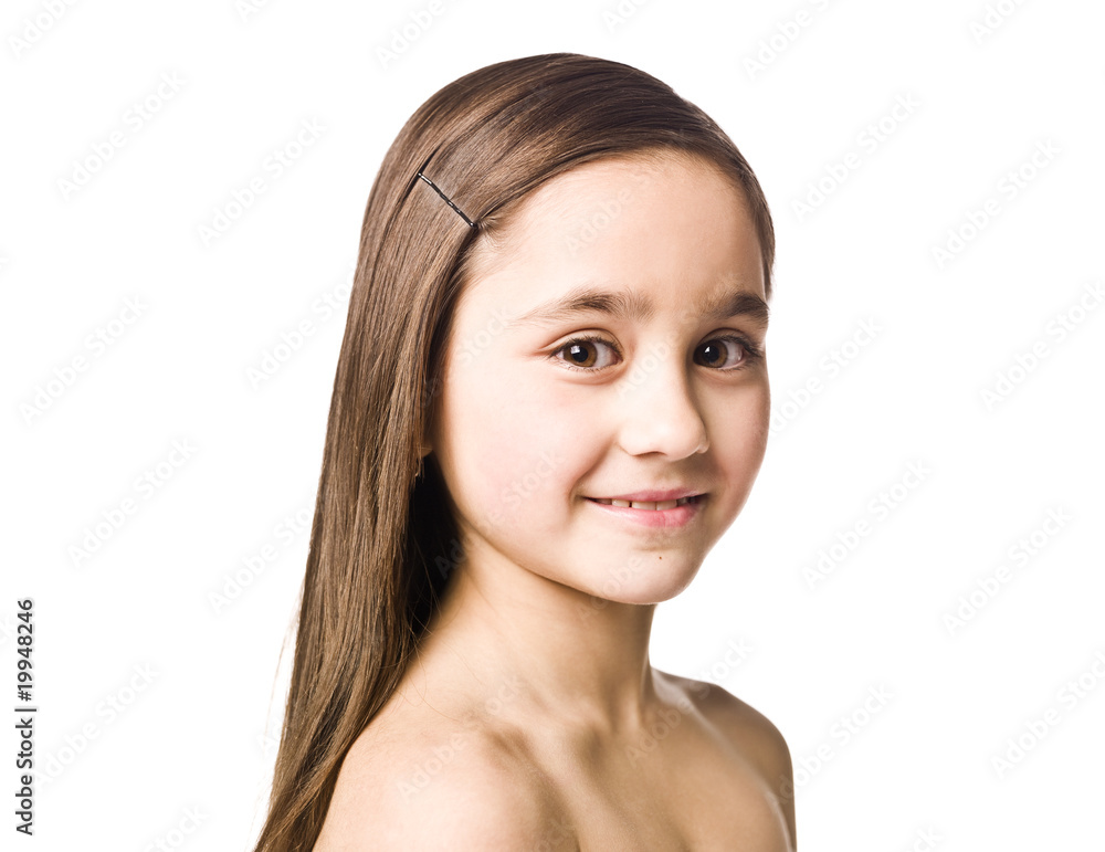 Portrait of a young girl Portrait of a young girl