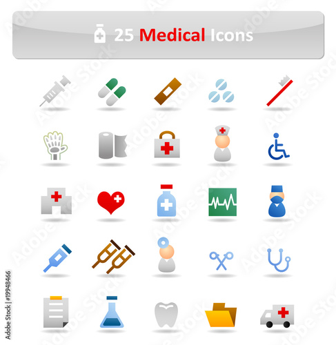Colorful Medical Icons