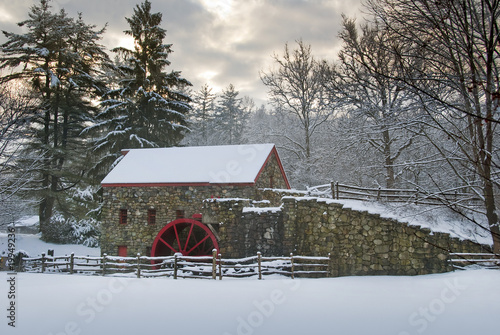 Grist Mill at The Wayside, Sudbury, Massachusetts