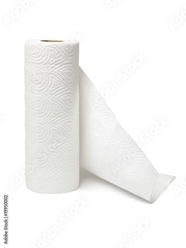 haushalts papier tücher auf rolle photo