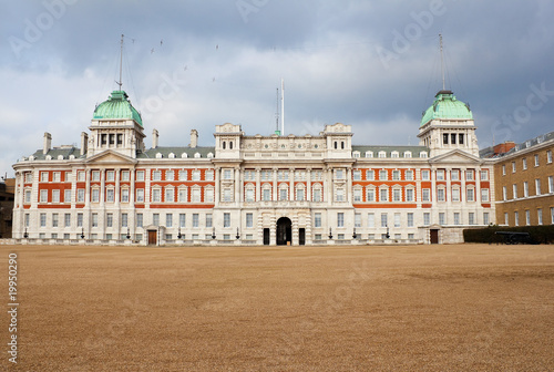 Old almiralty palace from the Horse Guards Parade in London