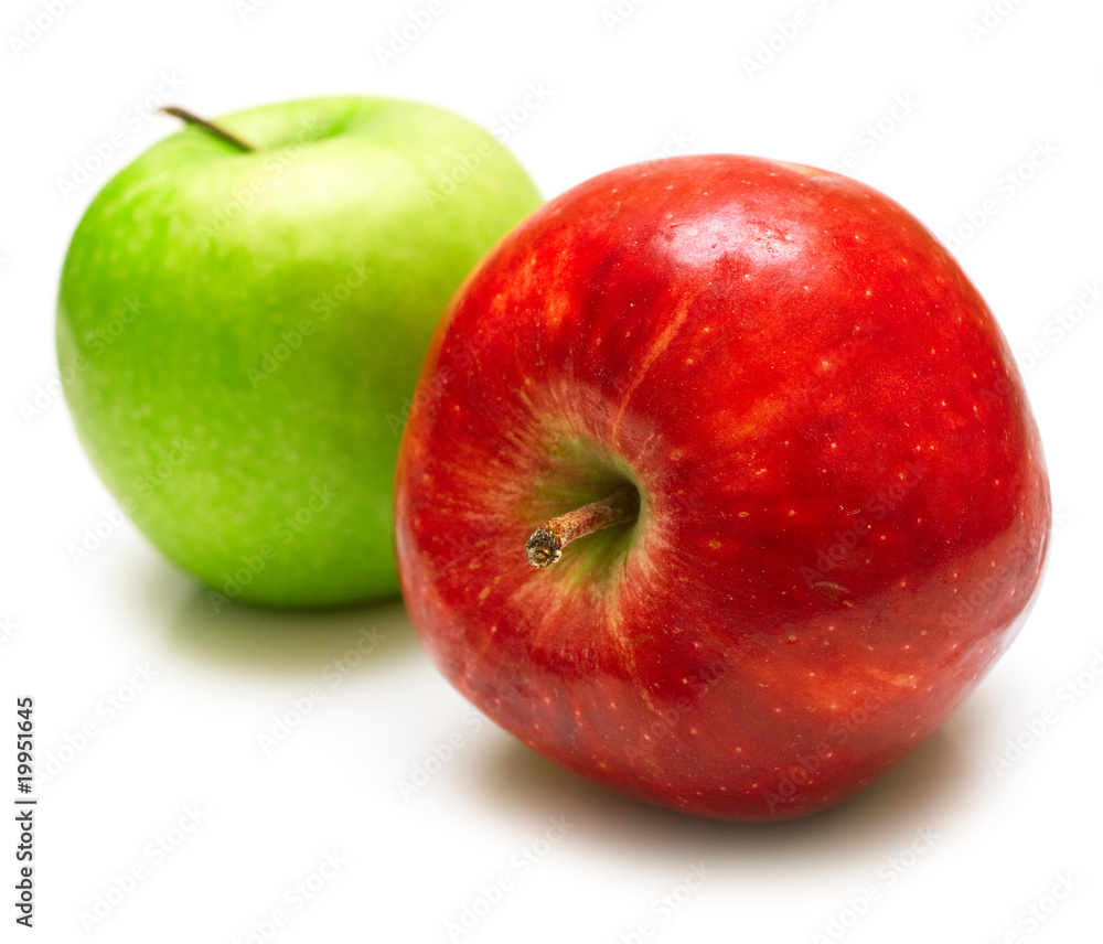 Red and green apples Red and green apples