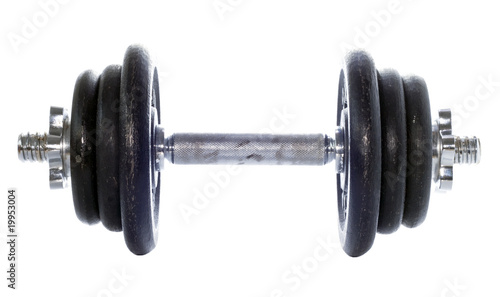 dumbell isolated on white