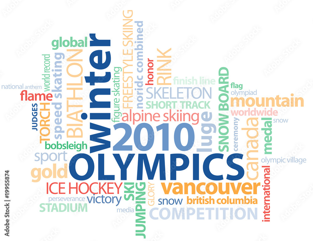 Vancouver Olympics Word GFX outline Vancouver Olympics Word GFX outline