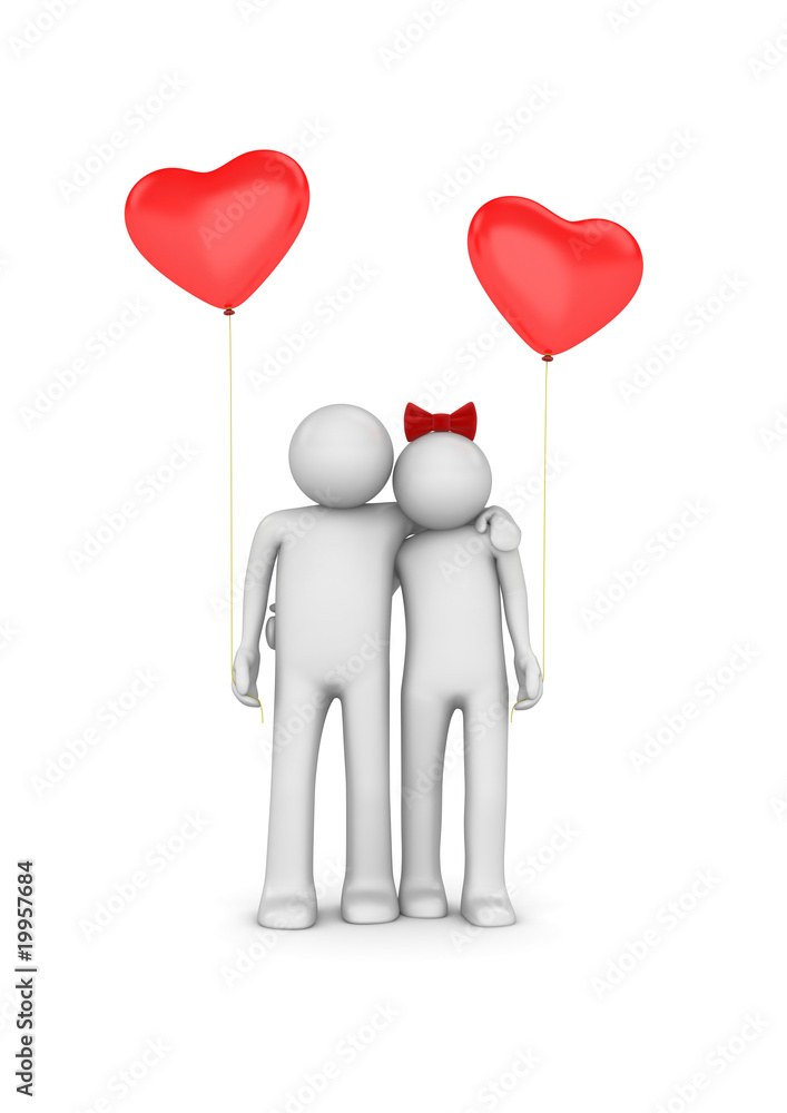 Ballooned love (love, valentine day series) Ballooned love (love, valentine day series)