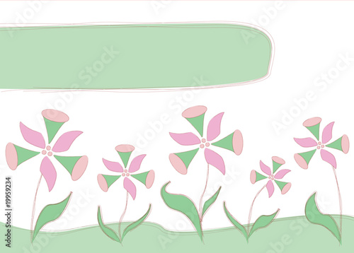 Vector floral background