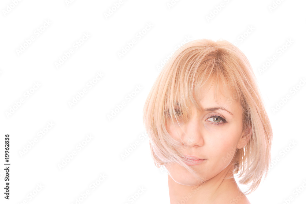 Lovely young woman portrait. Lovely young woman portrait.