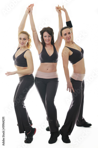 woman fitness group