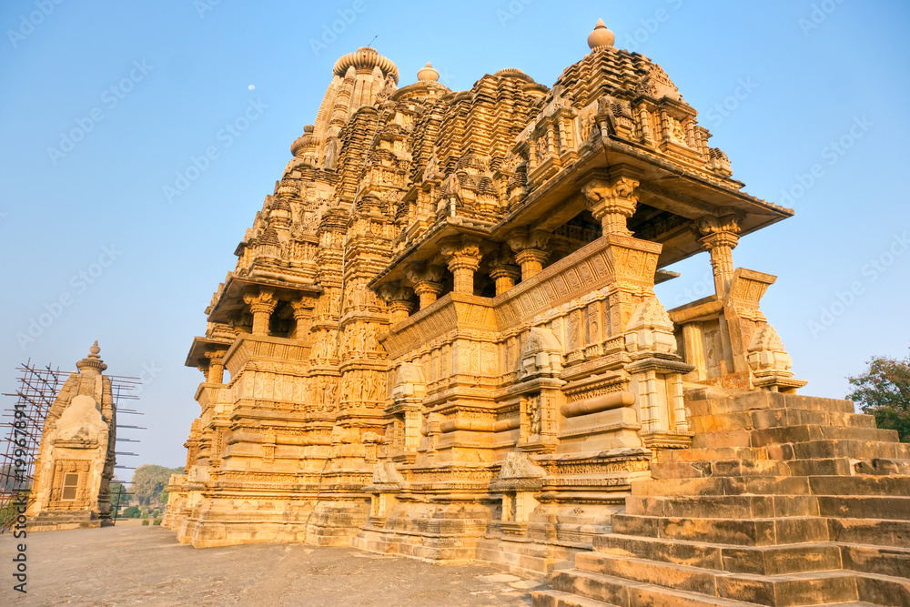 Temple of Khajuraho. india.