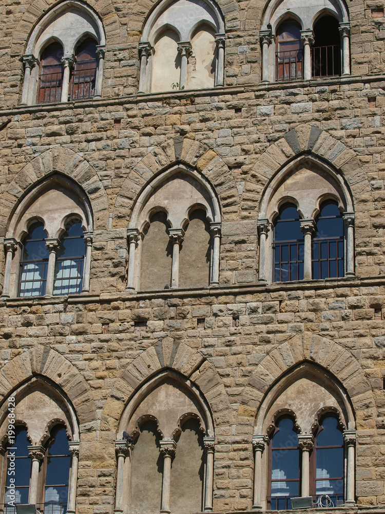 Beautiful ancient windows - Tuscany, Italy