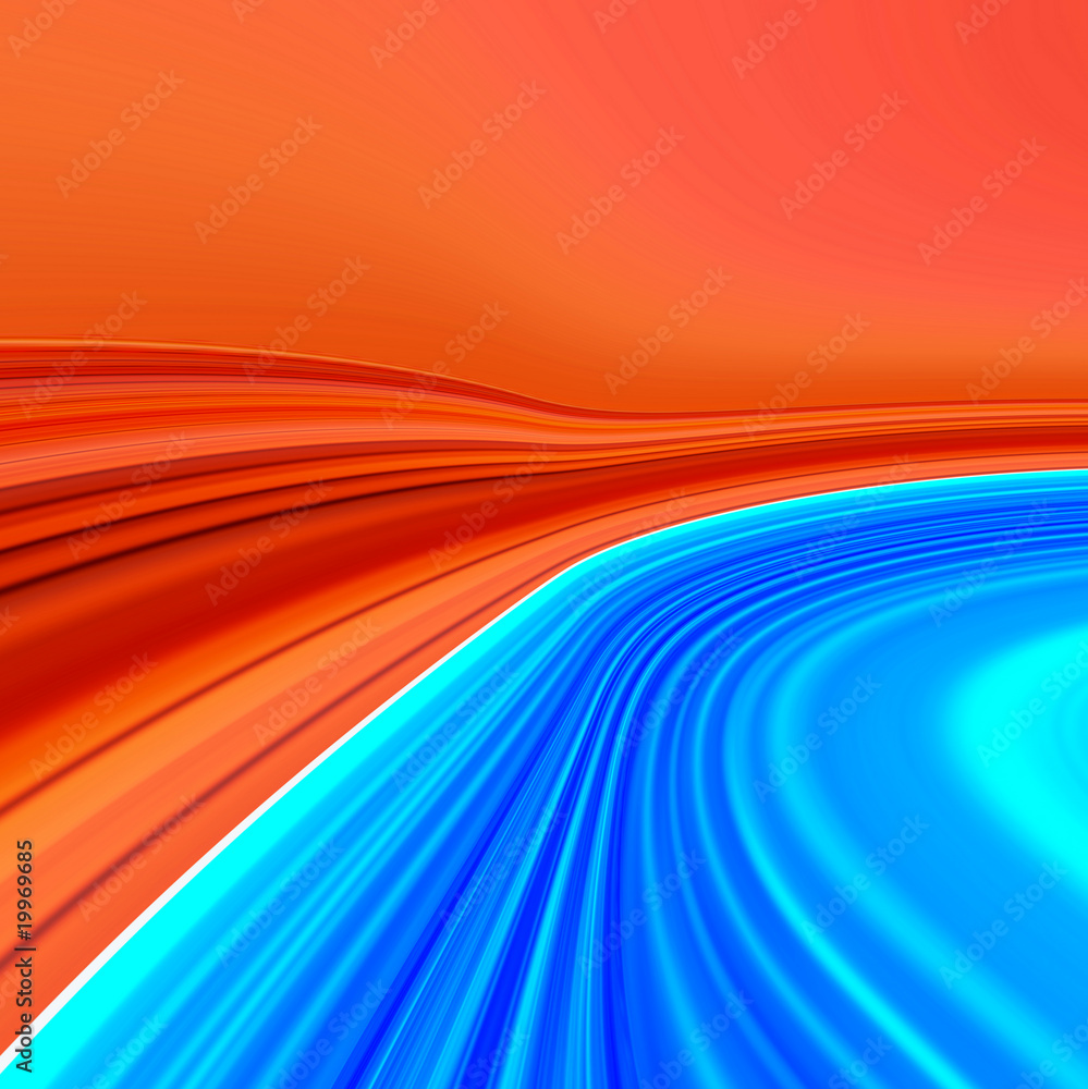 Fotografie rojo y azul fondo