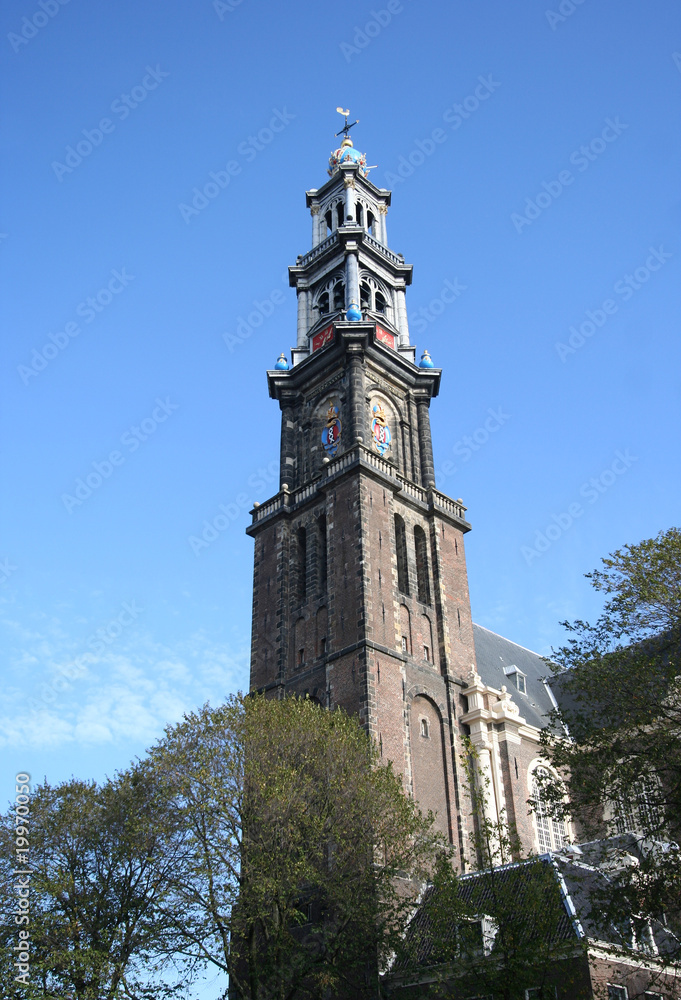 Westerkerk Churchtower Amsterdam