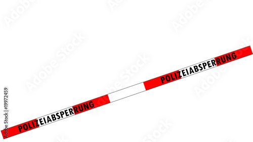 Polizeiabsperrung
