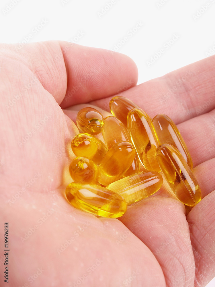Pills in the hand Pills in the hand