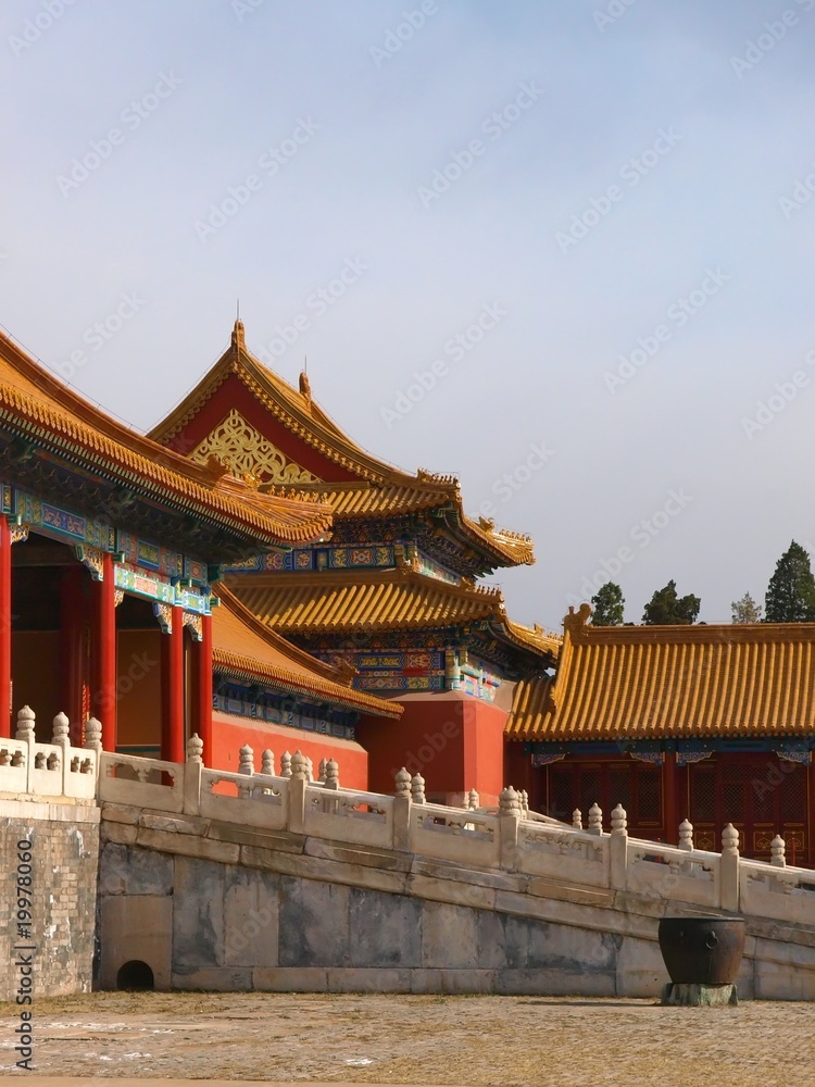 Fototapeta premium House from the forbidden city in Beijing China
