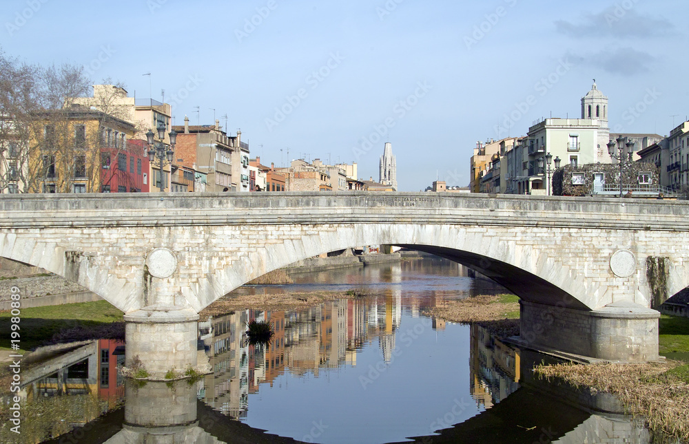 Obraz premium girona puente