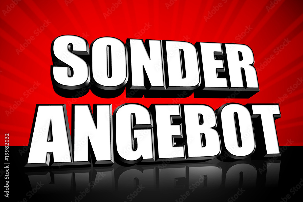Sonderangebot Sonderangebot